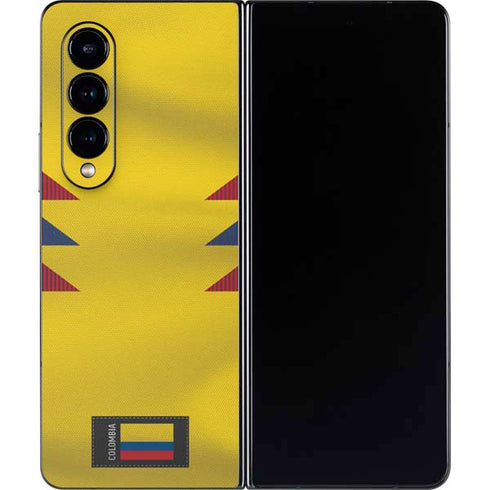 Colombia Soccer Flag Galaxy Z Fold4 5G Skin